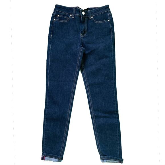 Kate Spade Girls Skinny Blue Denim Jeans Size 14 NWT - Picture 1 of 3